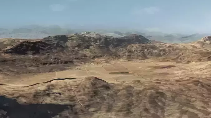 Terrain 3D model