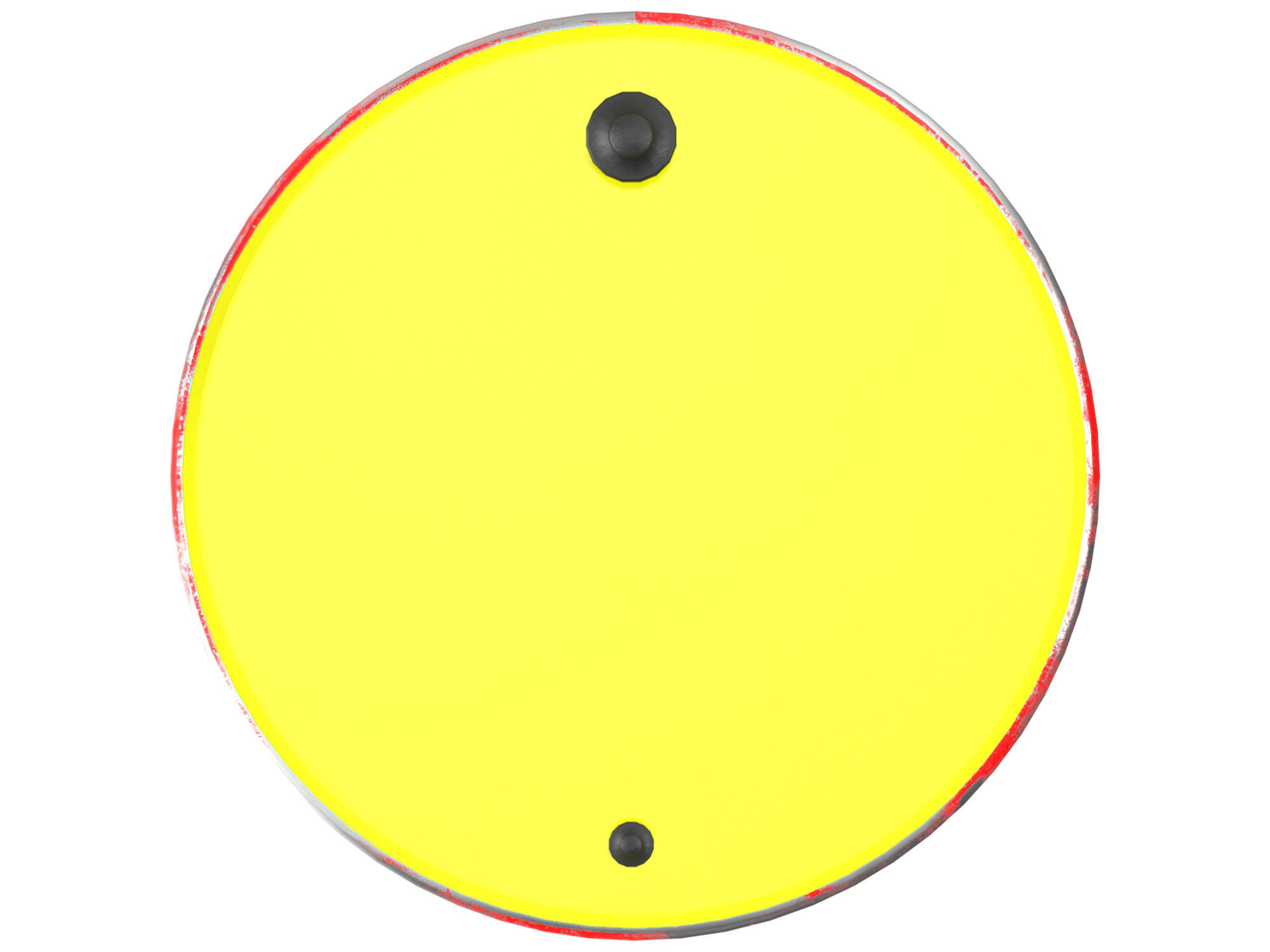 Shell oil barrel 3D model_4