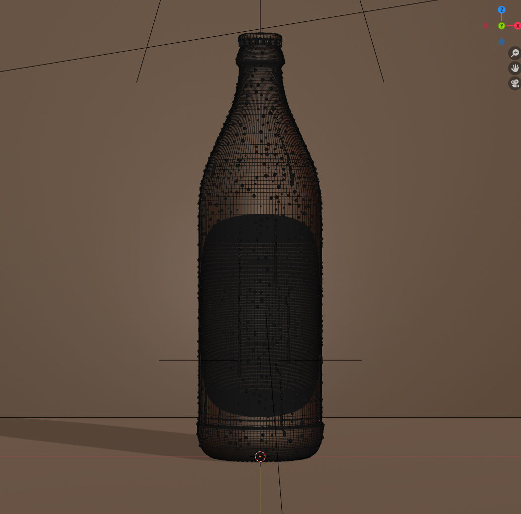 7 Beer Bottles 3D model_7