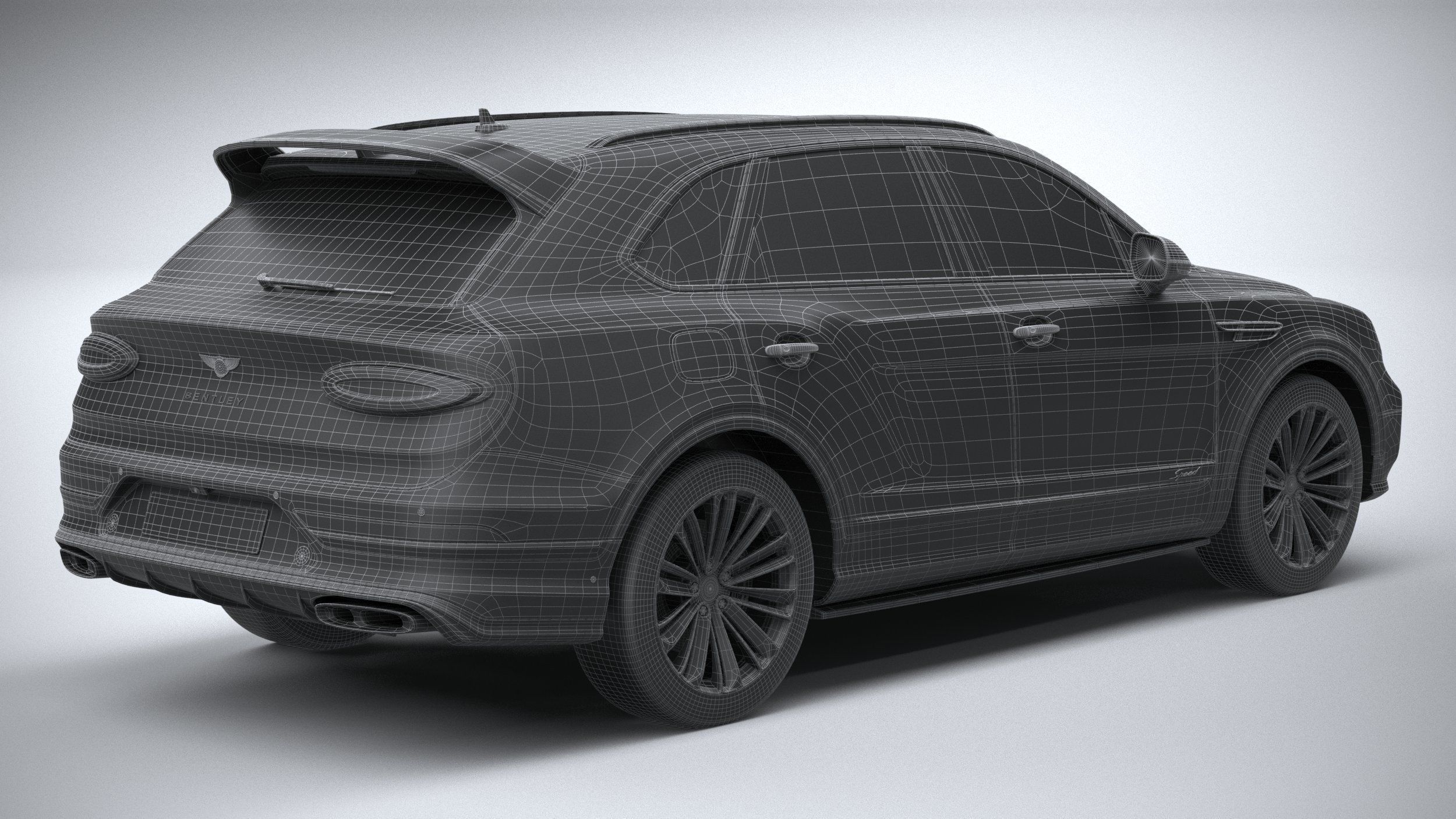 Bentley Bentayga Speed 2021 3D model_29