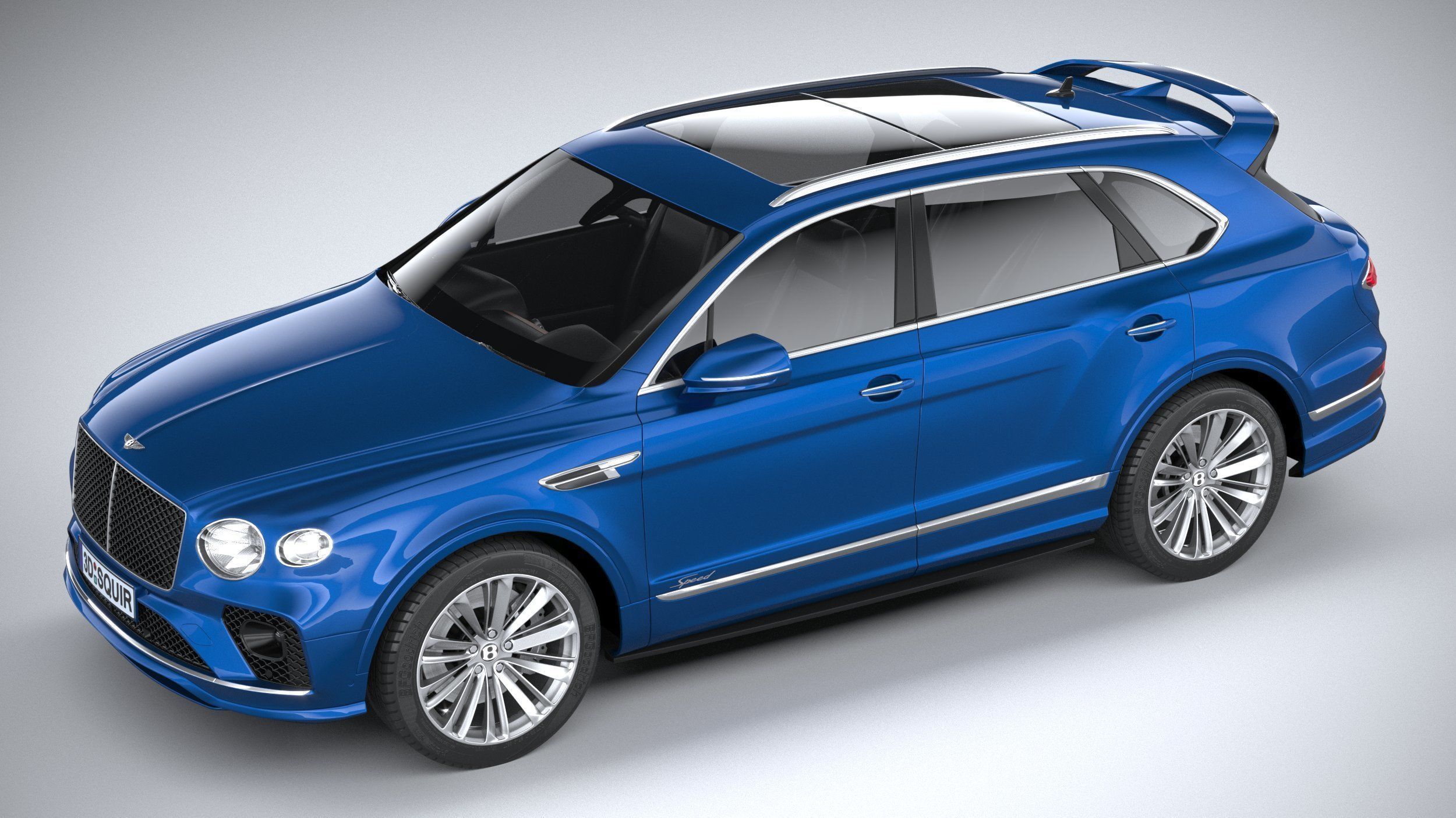 Bentley Bentayga Speed 2021 3D model_7