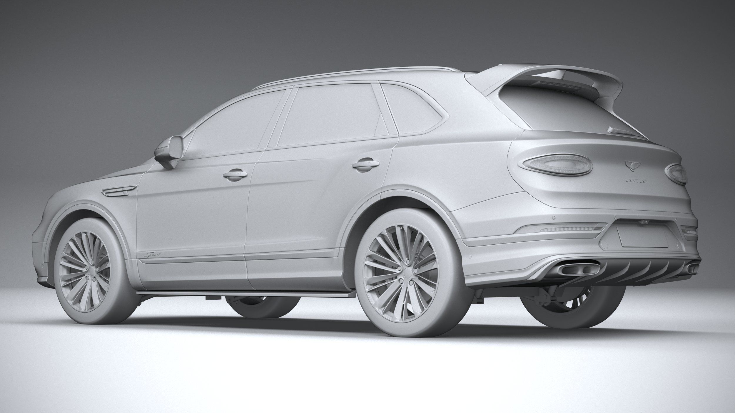 Bentley Bentayga Speed 2021 3D model_21