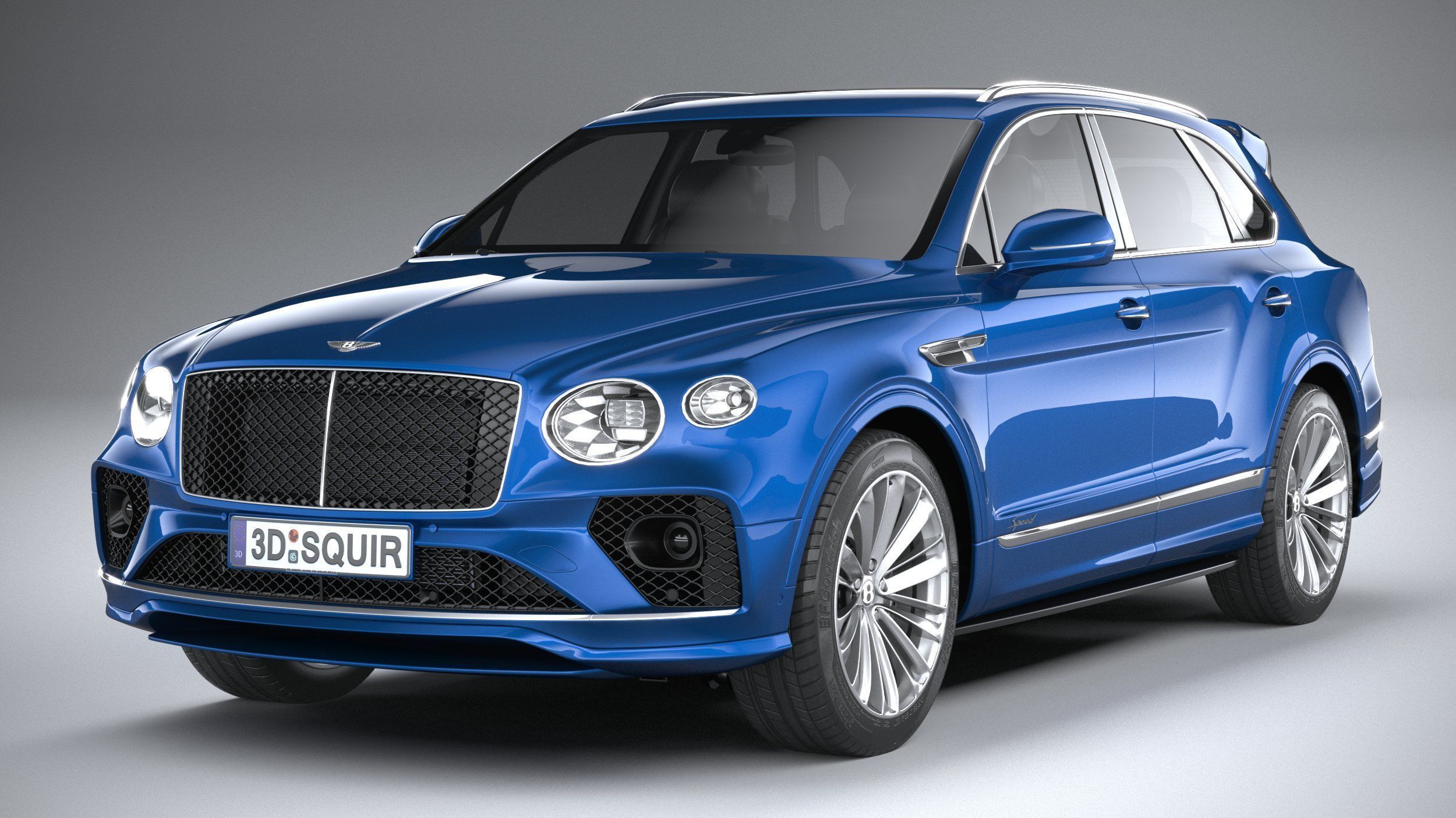 Bentley Bentayga Speed 2021 3D model_2