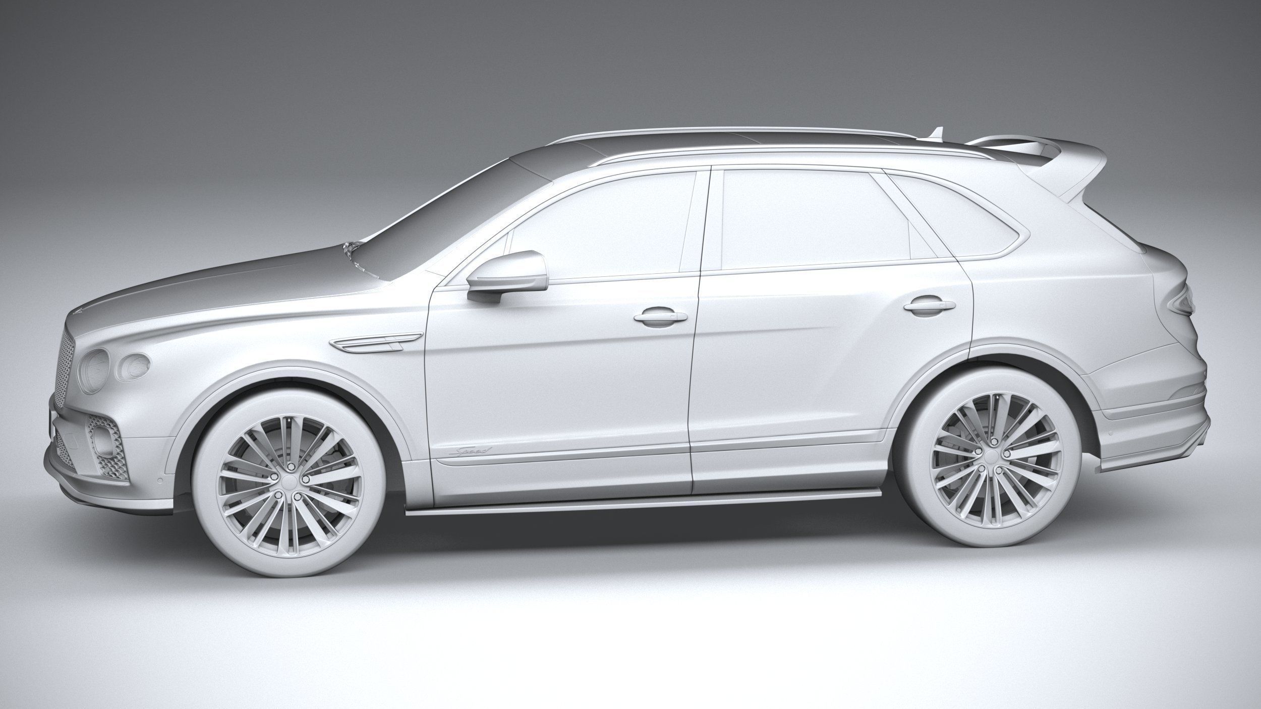 Bentley Bentayga Speed 2021 3D model_22