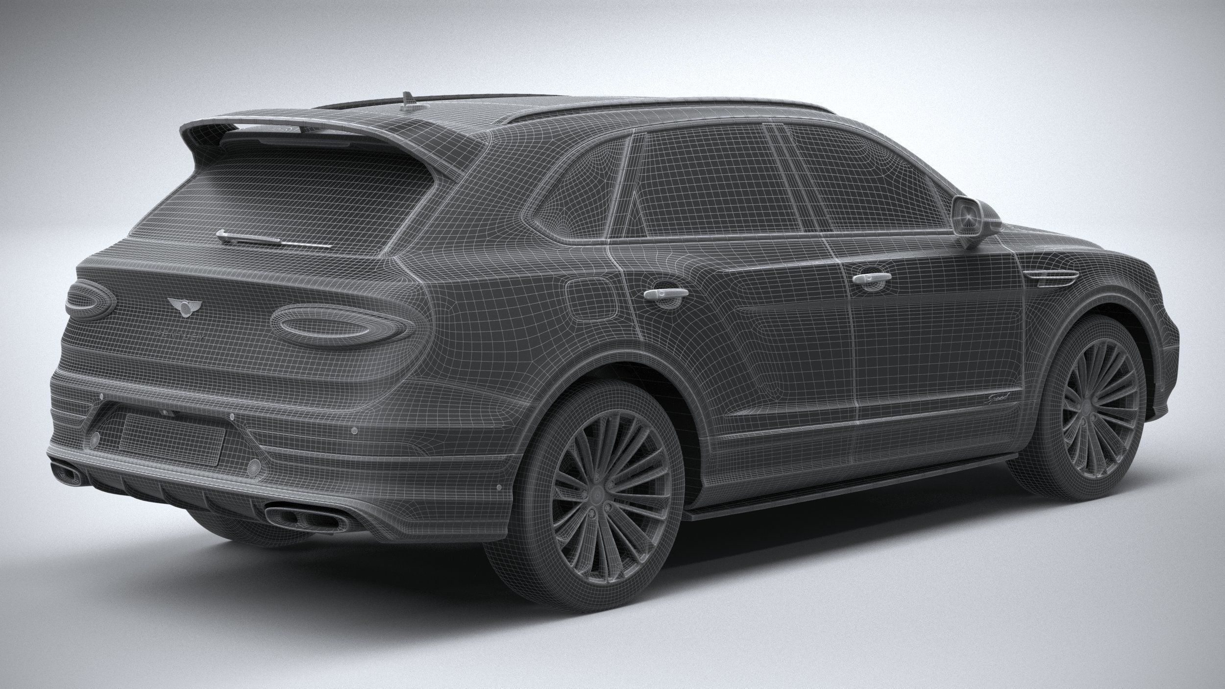 Bentley Bentayga Speed 2021 3D model_27