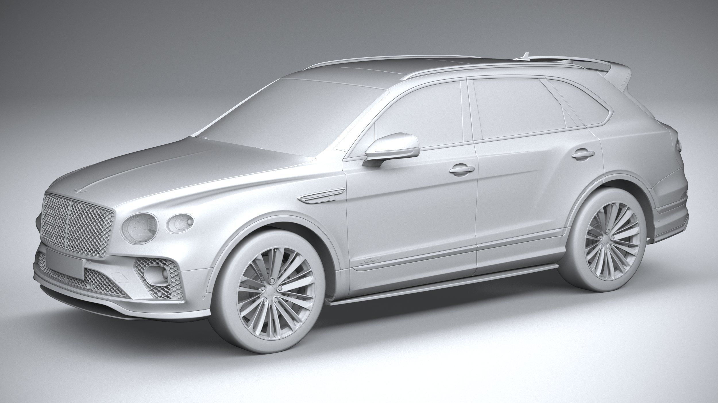 Bentley Bentayga Speed 2021 3D model_19