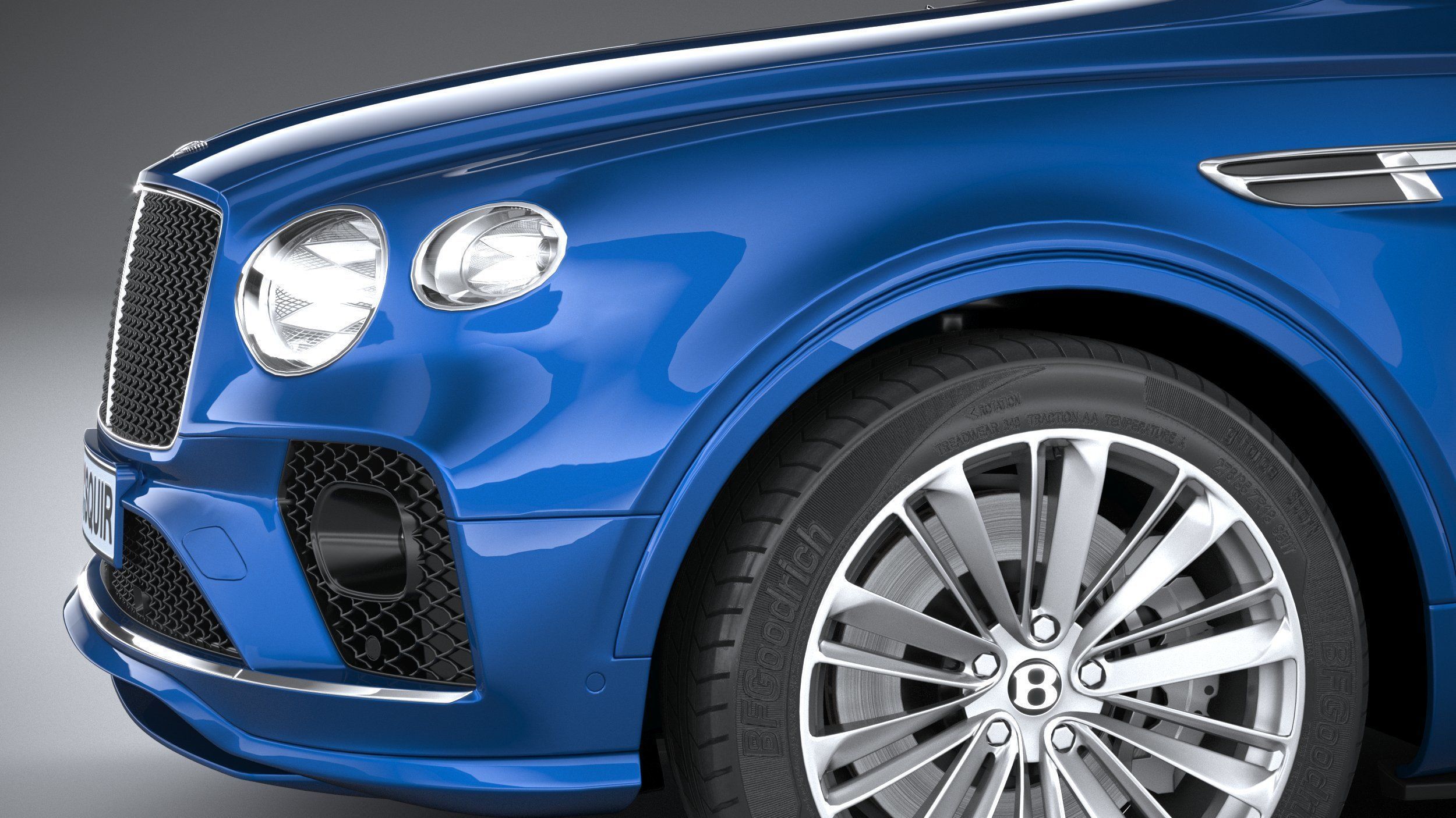 Bentley Bentayga Speed 2021 3D model_3
