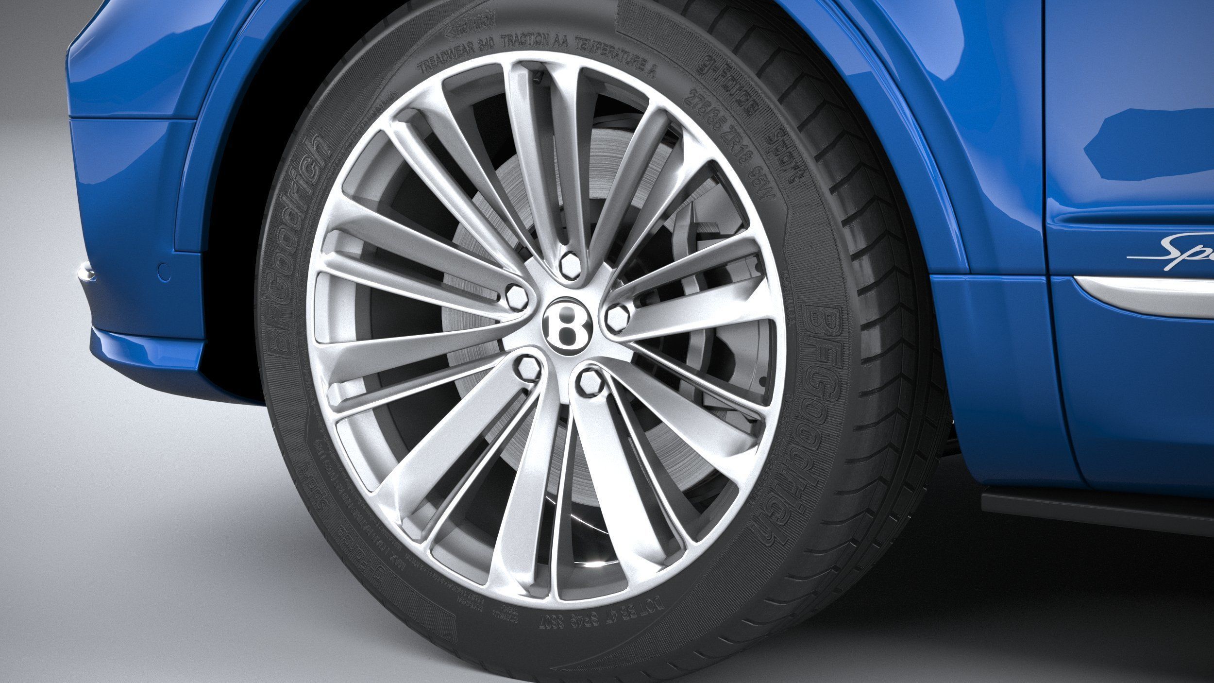 Bentley Bentayga Speed 2021 3D model_16