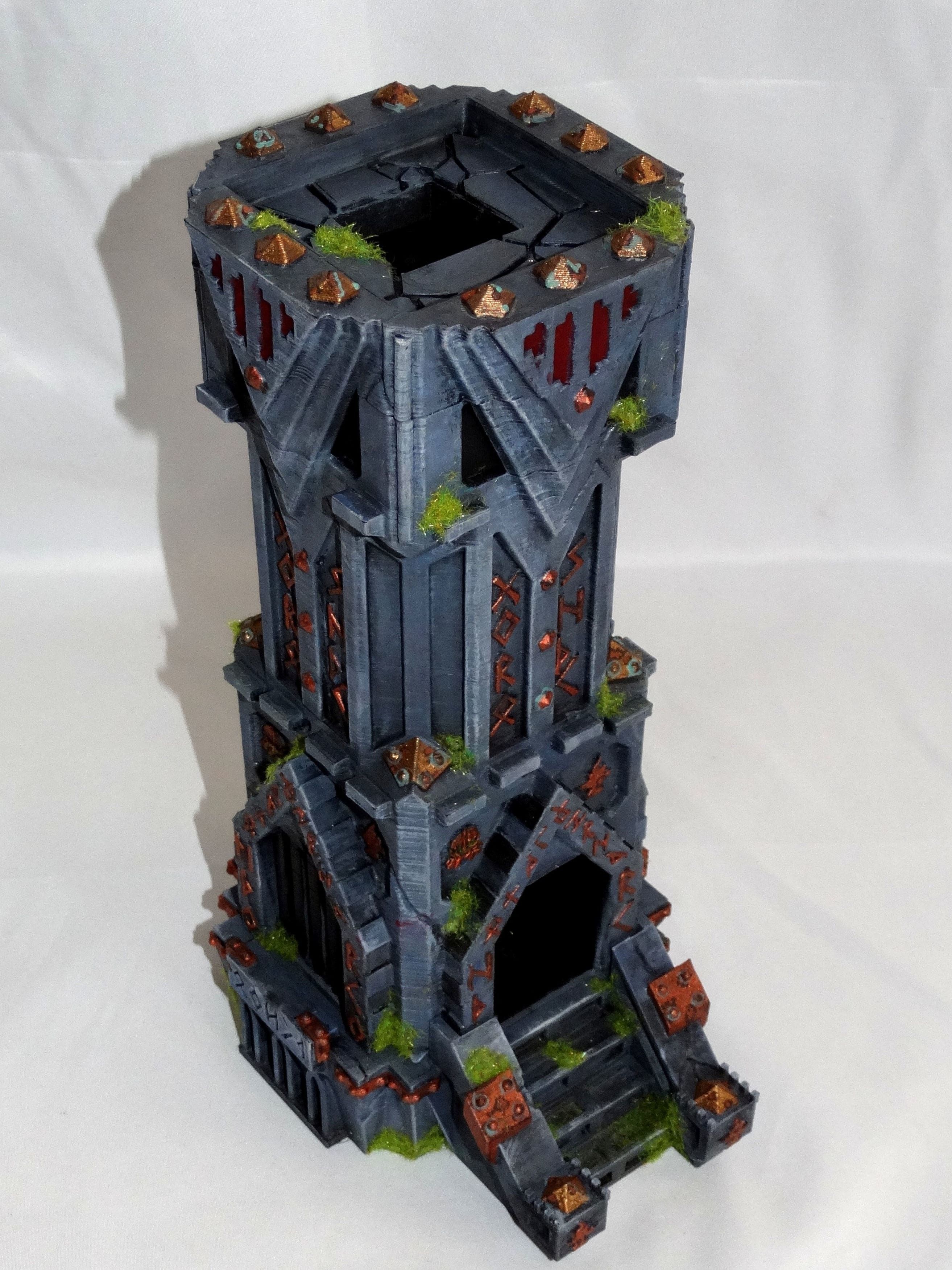 Dwarven Fortress Style Tabletop Terrain And Dice Tower 3D print model_10