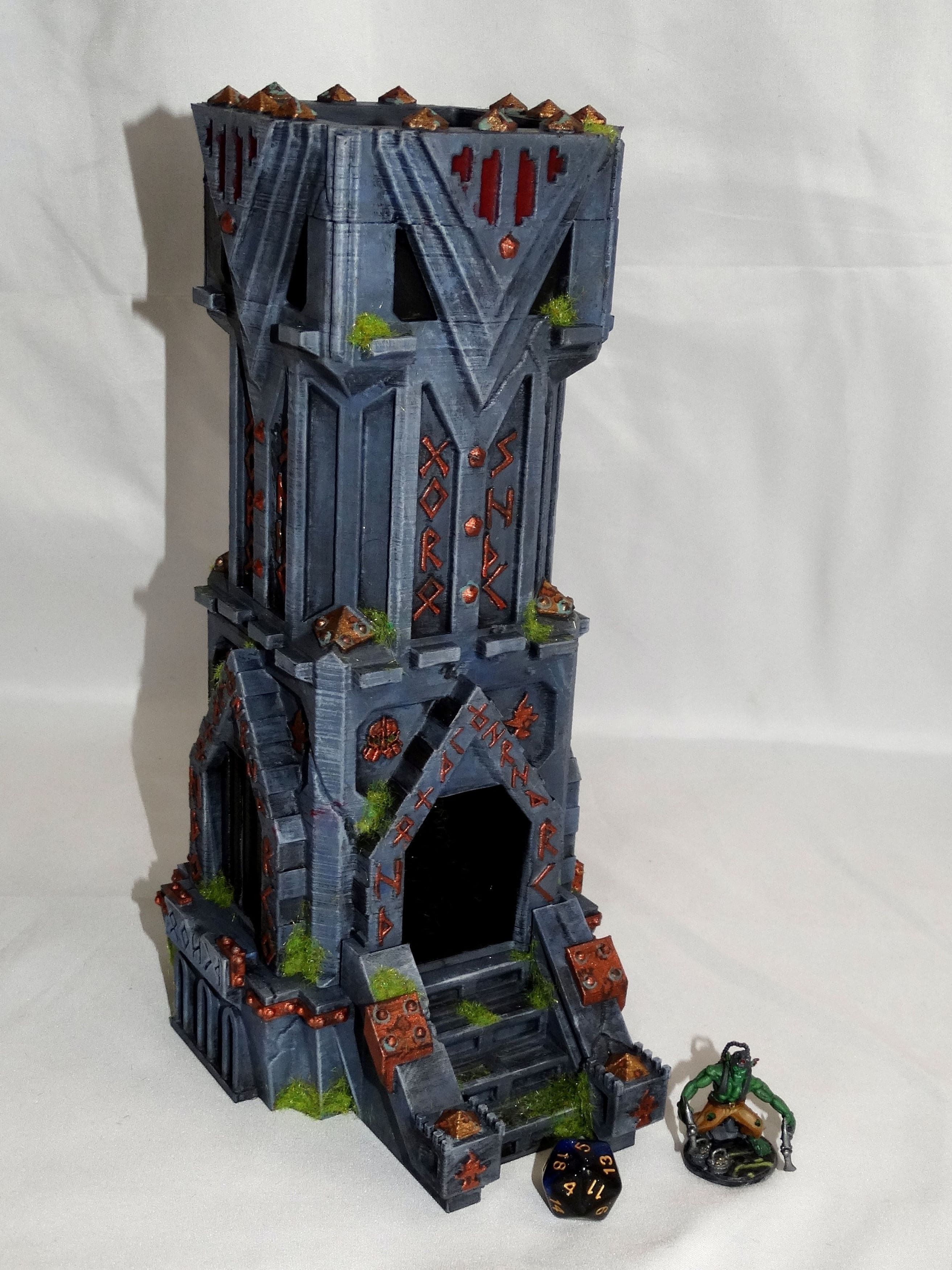 Dwarven Fortress Style Tabletop Terrain And Dice Tower 3D print model_7