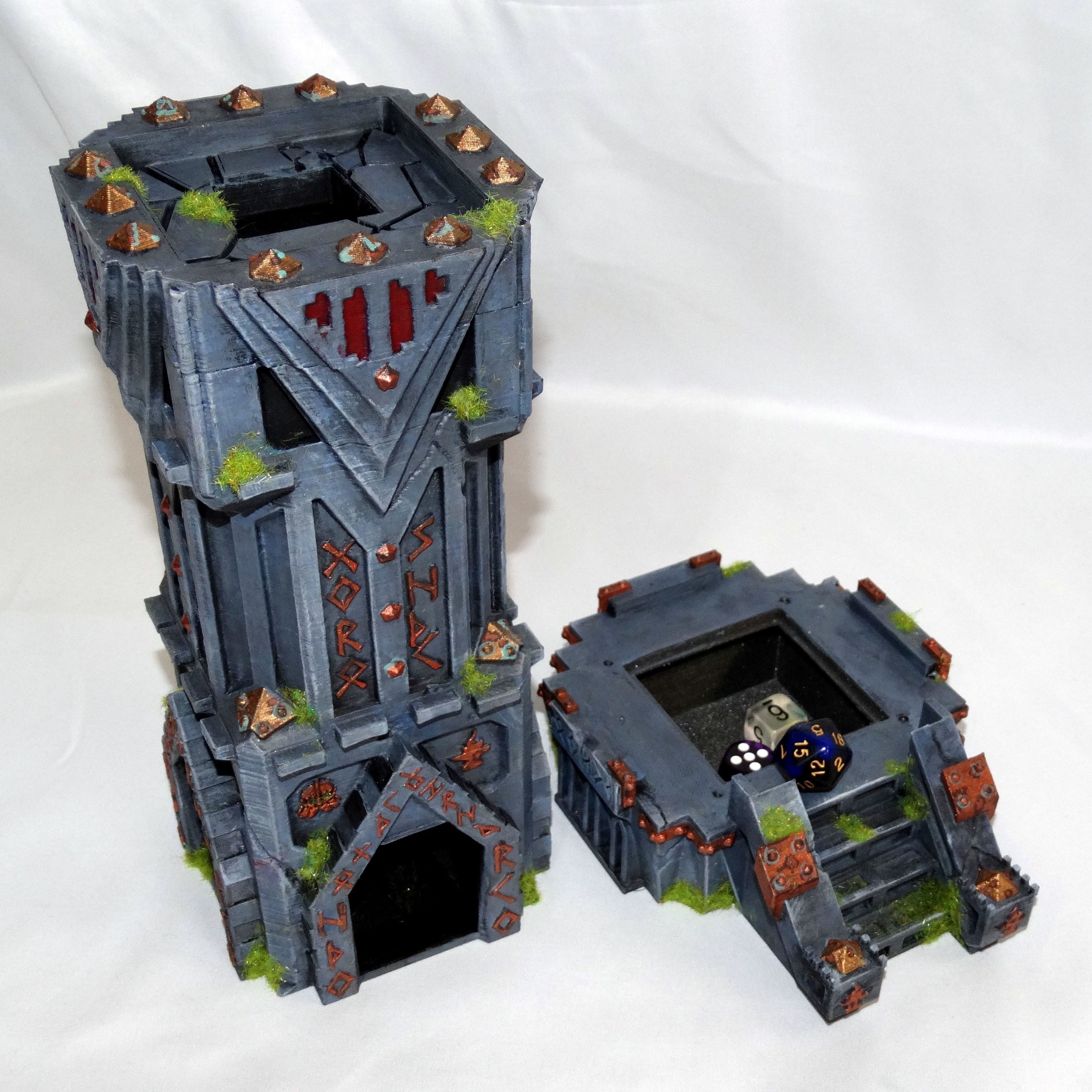 Dwarven Fortress Style Tabletop Terrain And Dice Tower 3D print model_6
