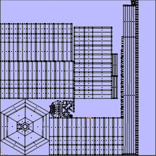 old school floor lamp Low-poly 3D model_5