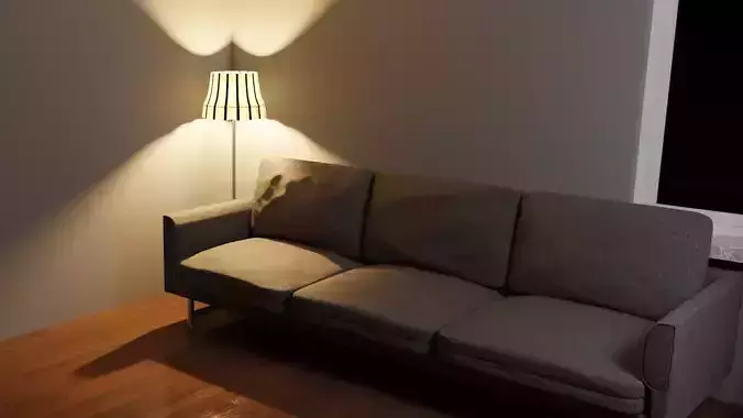 old school floor lamp