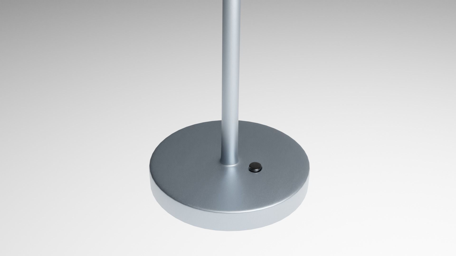 old school floor lamp Low-poly 3D model_2