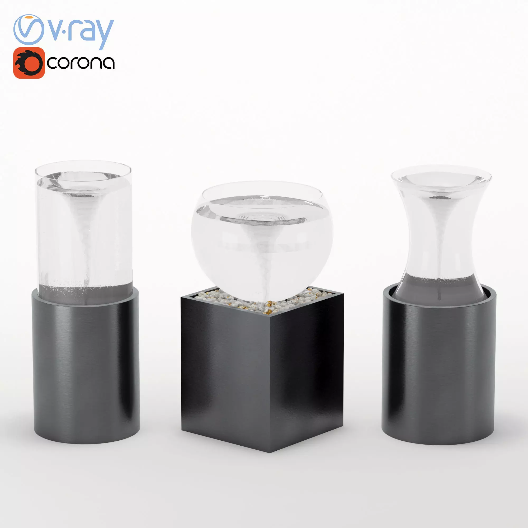 Vortex Fountain 3D model_0