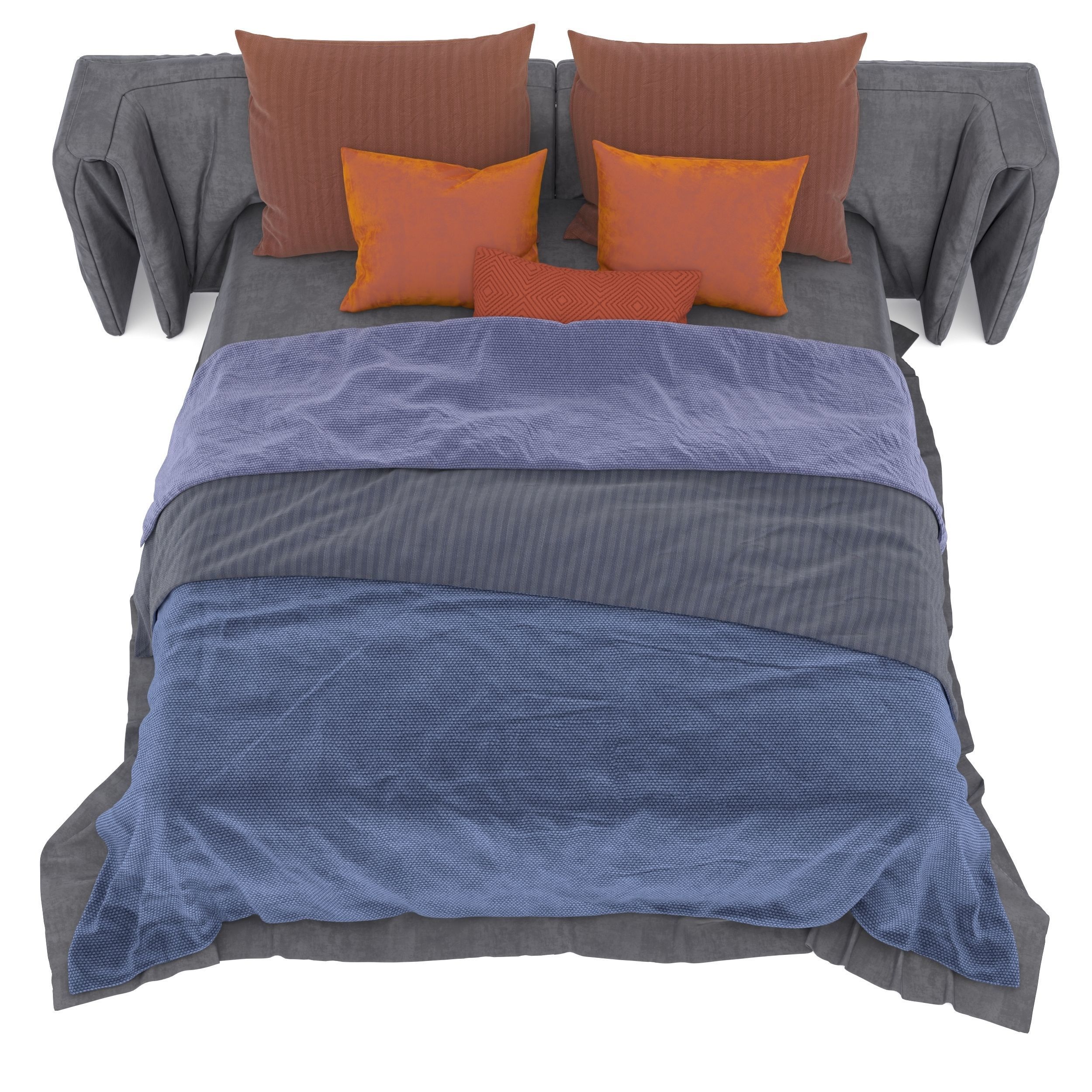 Adairs bed 3D model_1