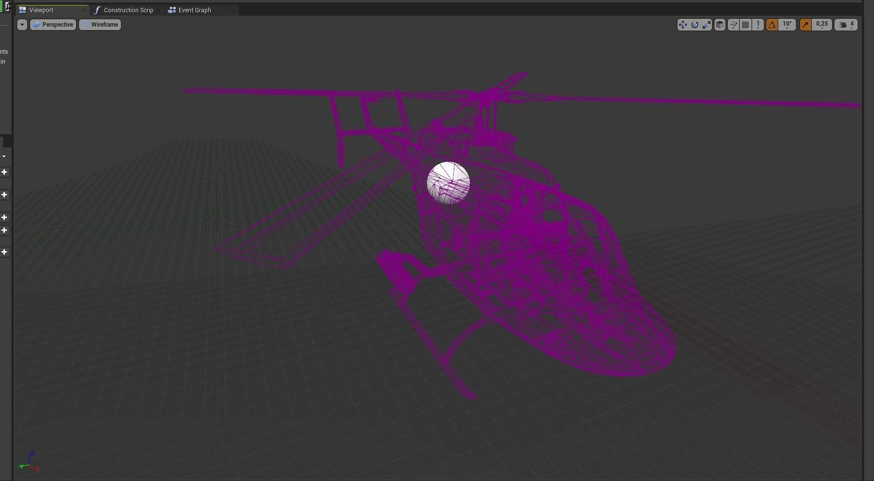 UH 72 Lakota Low-poly 3D model_10