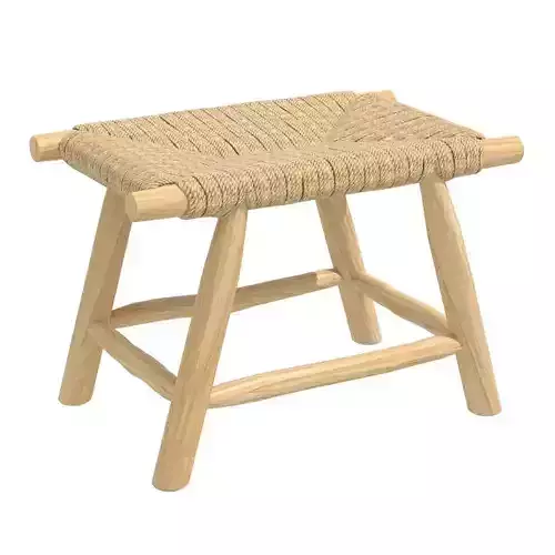 Bazar Bizar  Porto Seagrass Stool 3D model