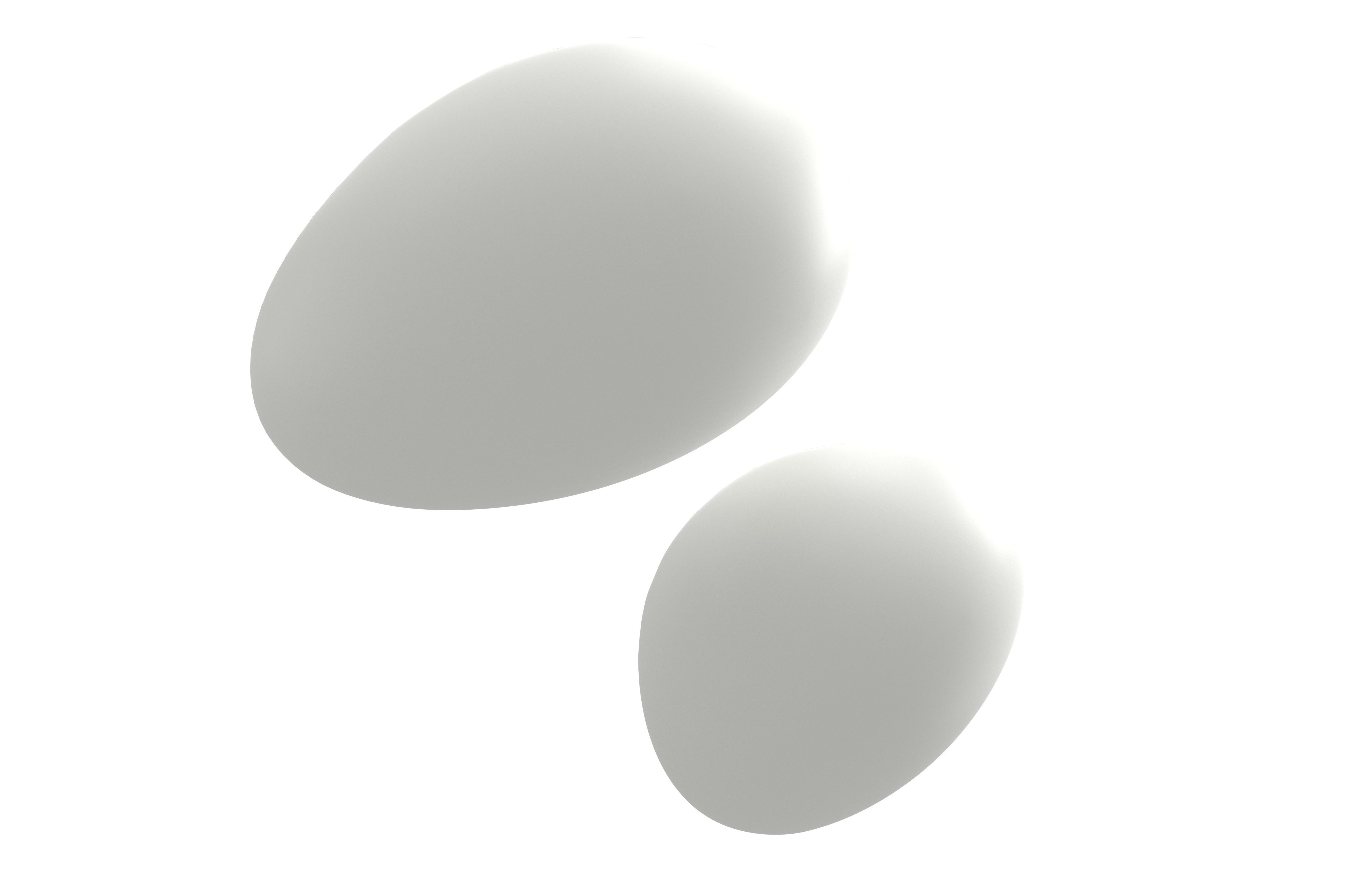 Half Egg v2 001 Low-poly 3D model_4