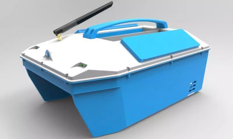 Bait Boat  for carpfishing DIY 3D print model 3D print model_0
