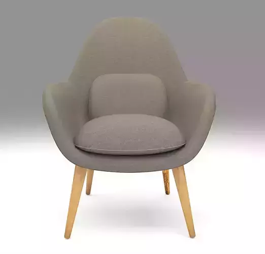 armchair lounge chair with wooden legs