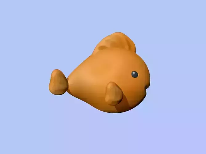 A Little Fish to decorate and play 3D print model