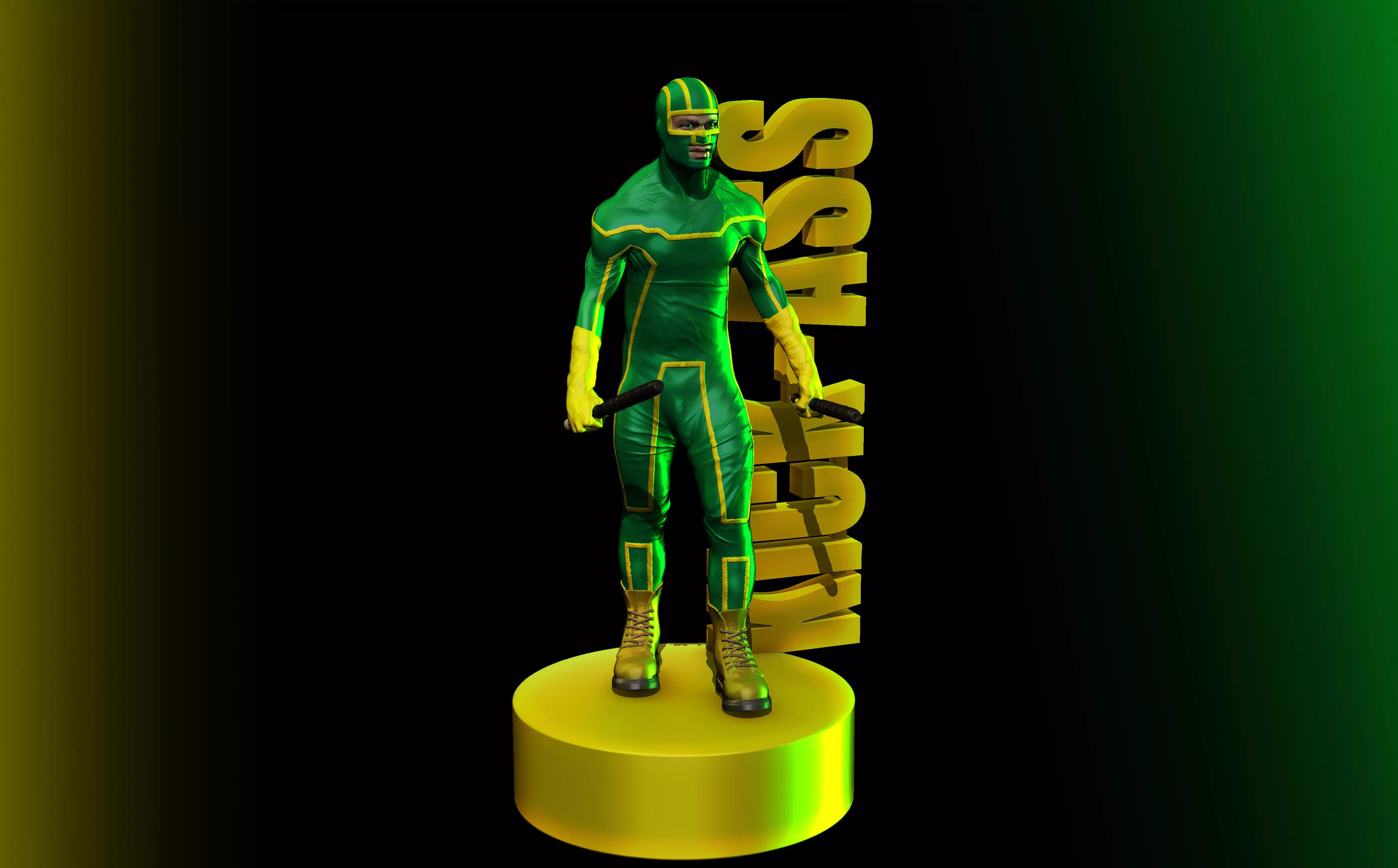 KICK 3D print model