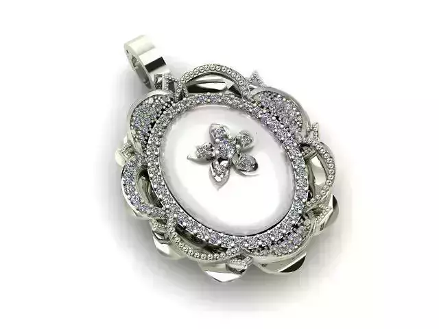 flower pendant 38