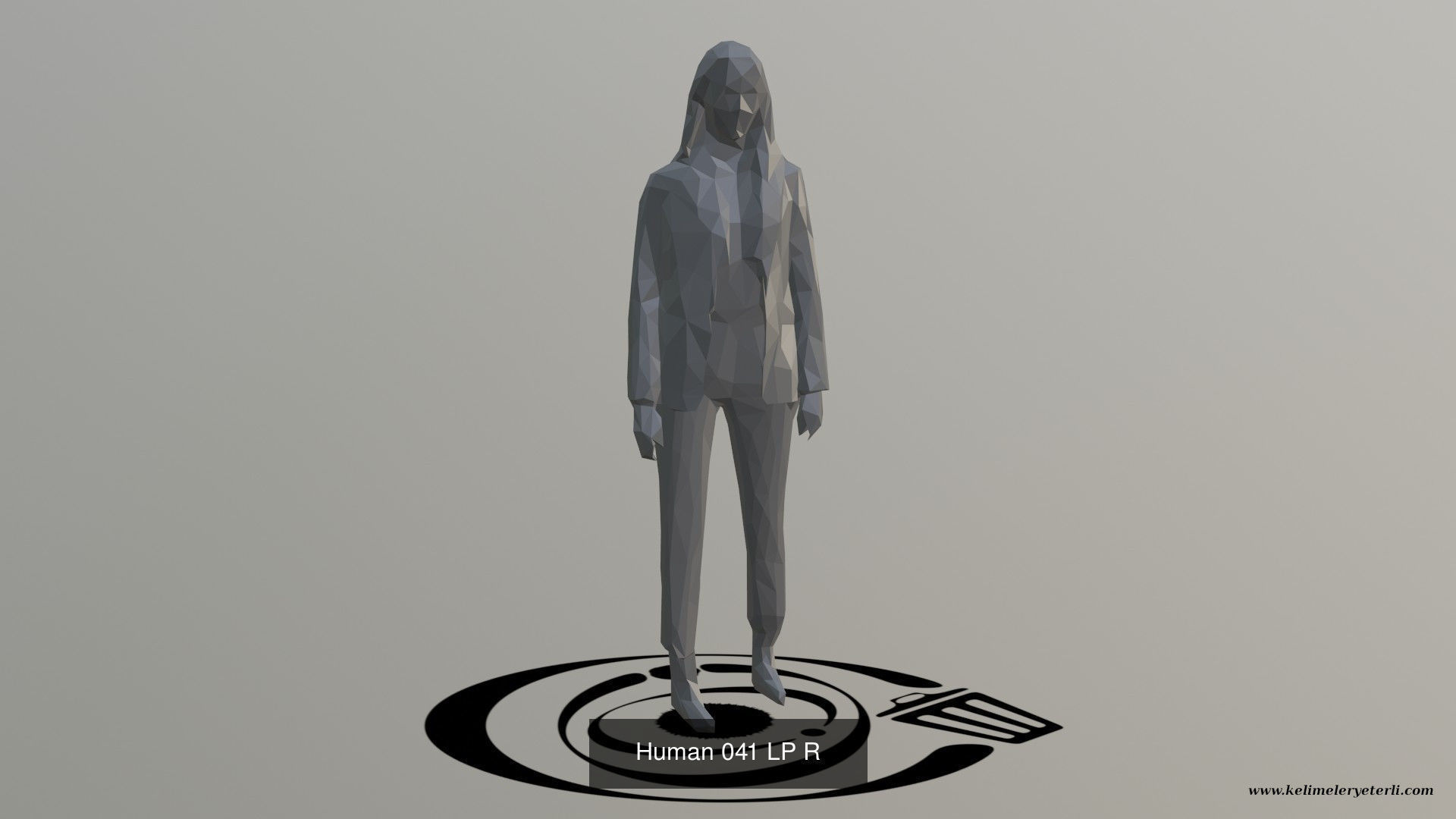 Low Poly People Pack - 100 Pieces LP R 3D Model Collection_53