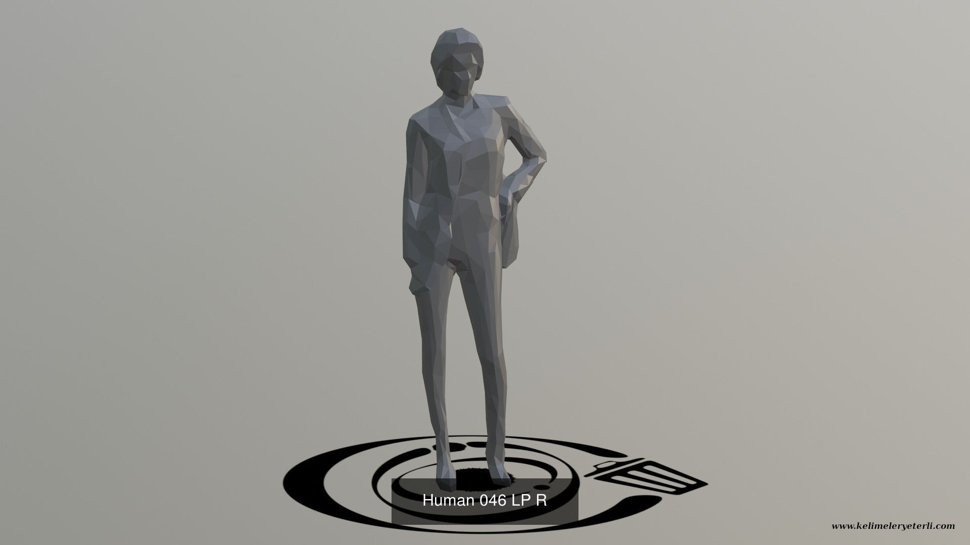 Low Poly People Pack - 100 Pieces LP R 3D Model Collection_58