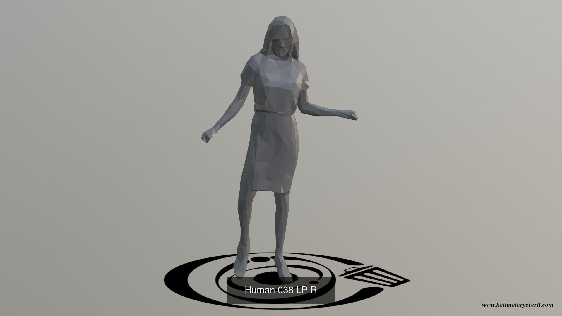 Low Poly People Pack - 100 Pieces LP R 3D Model Collection_50