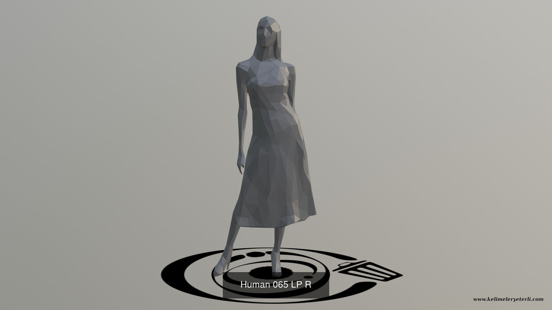 Low Poly People Pack - 100 Pieces LP R 3D Model Collection_77