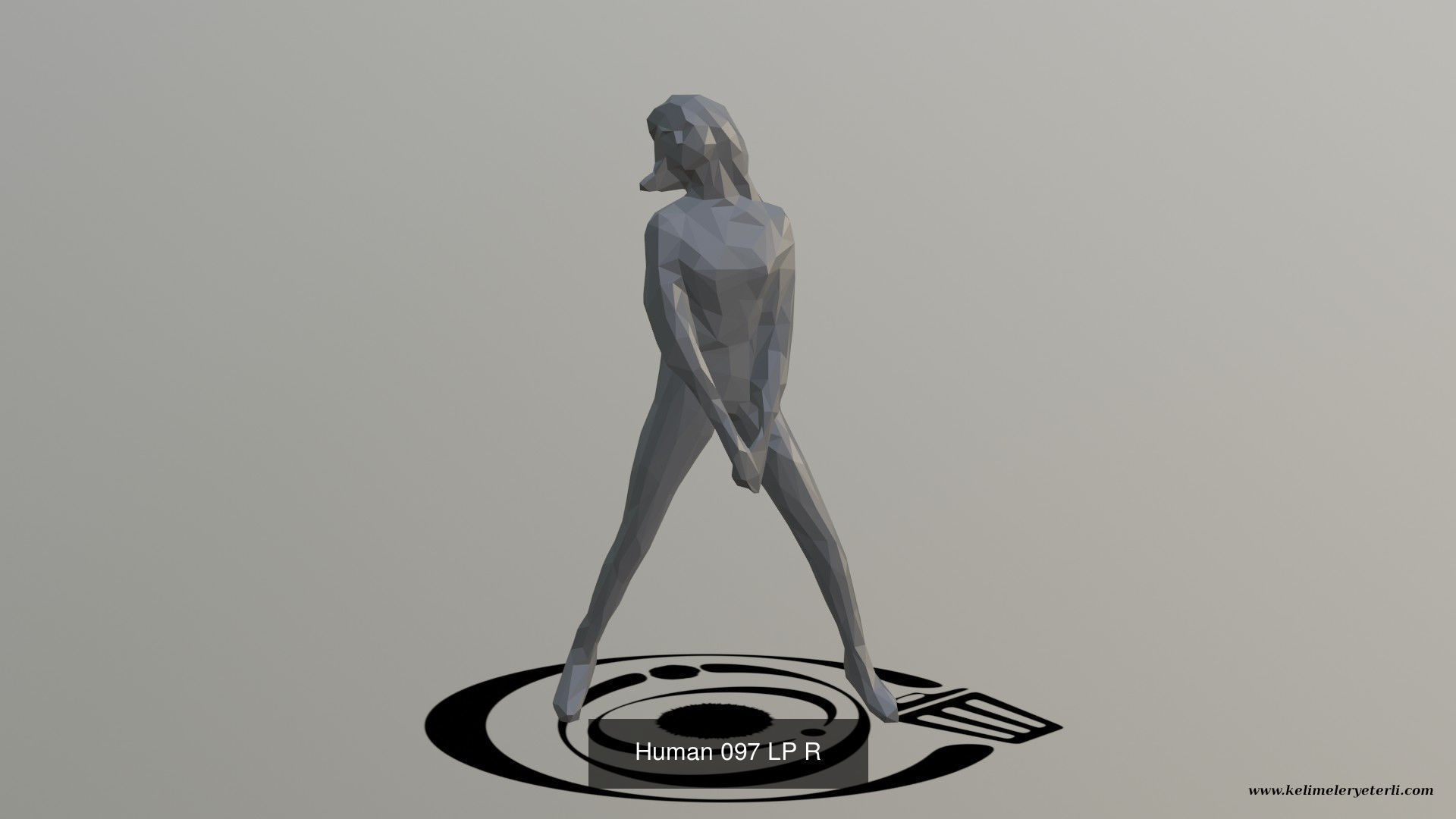 Low Poly People Pack - 100 Pieces LP R 3D Model Collection_109