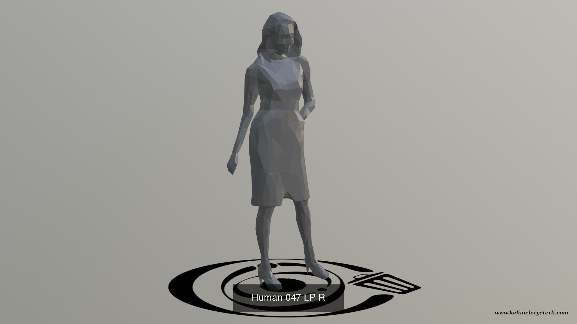 Low Poly People Pack - 100 Pieces LP R 3D Model Collection_59