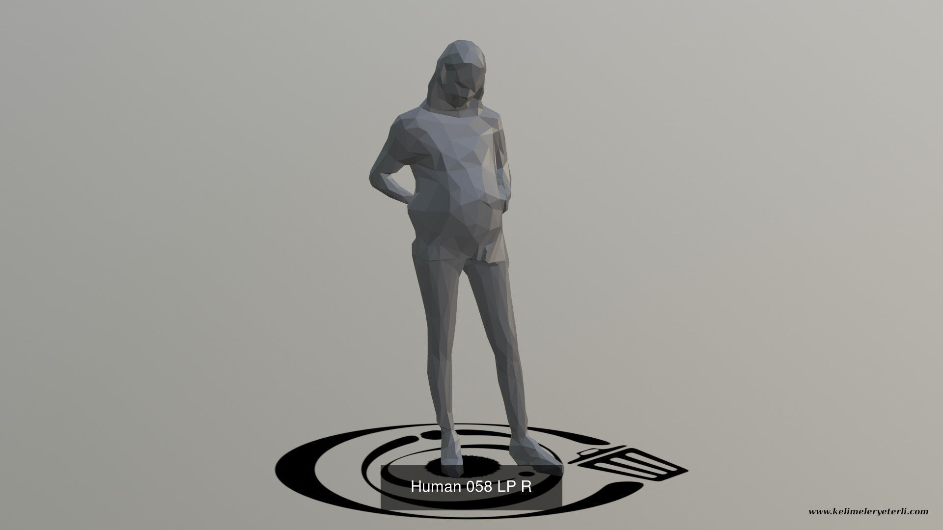 Low Poly People Pack - 100 Pieces LP R 3D Model Collection_70