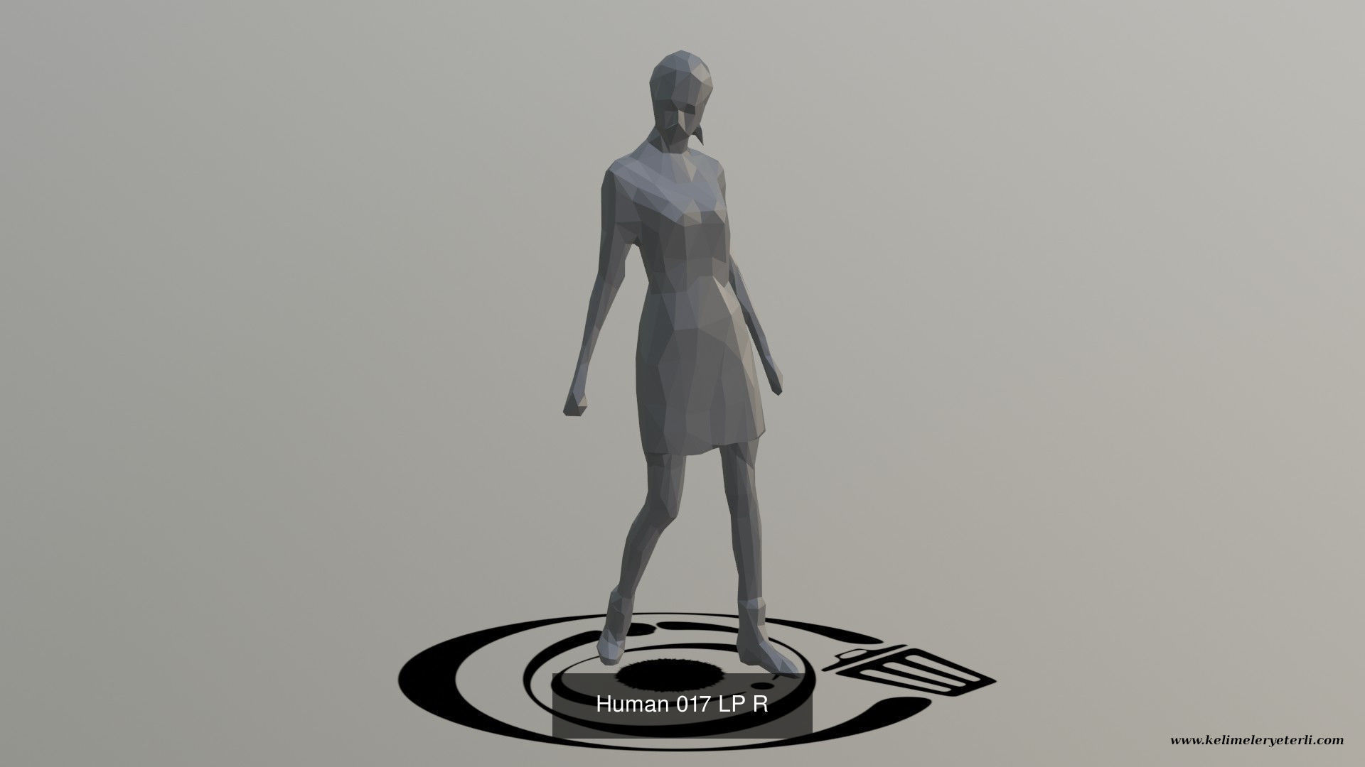 Low Poly People Pack - 100 Pieces LP R 3D Model Collection_29