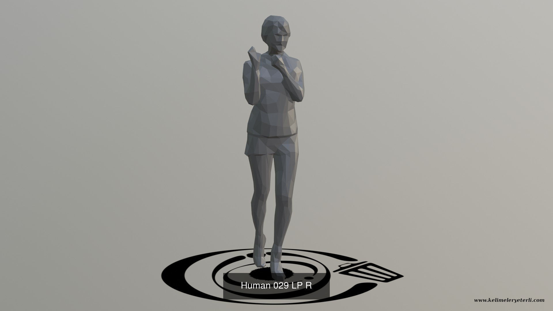 Low Poly People Pack - 100 Pieces LP R 3D Model Collection_41