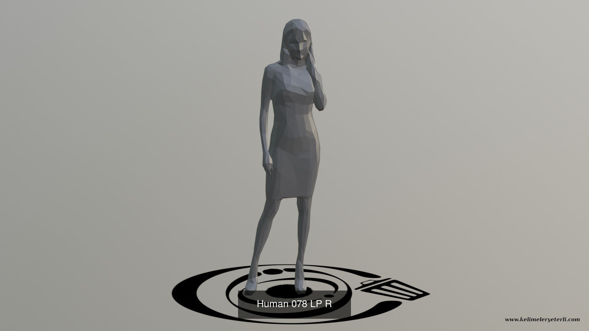 Low Poly People Pack - 100 Pieces LP R 3D Model Collection_90