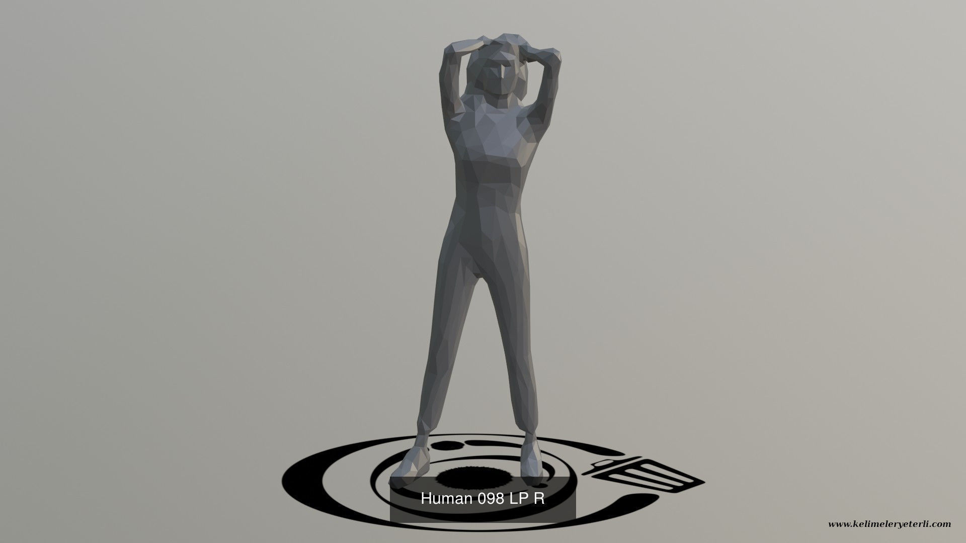 Low Poly People Pack - 100 Pieces LP R 3D Model Collection_110