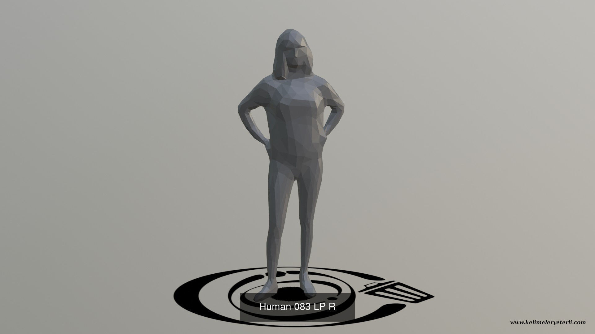 Low Poly People Pack - 100 Pieces LP R 3D Model Collection_95