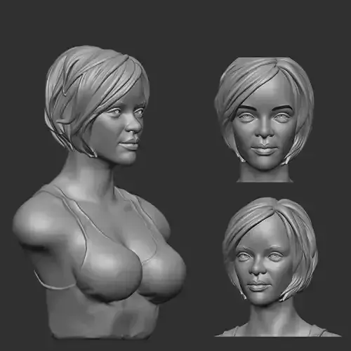 Rihanna bust