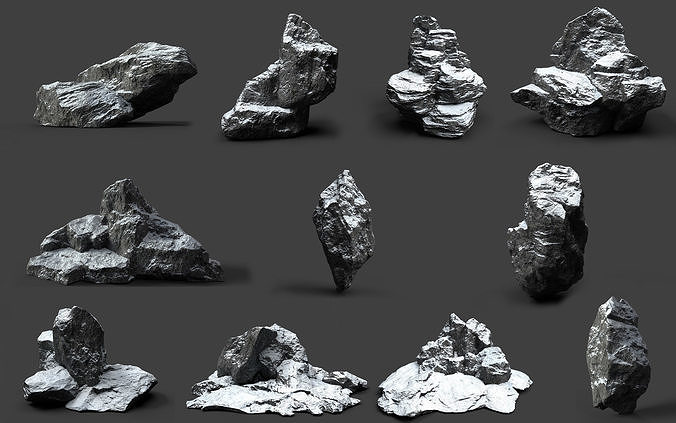 Snowy Rock Collection 004 