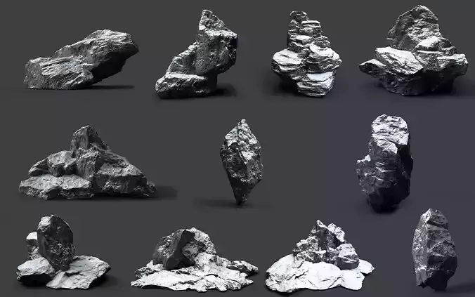 Snowy Rock Collection 004