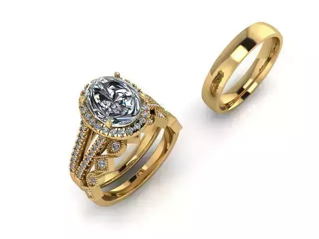 2 piece halo ring 31