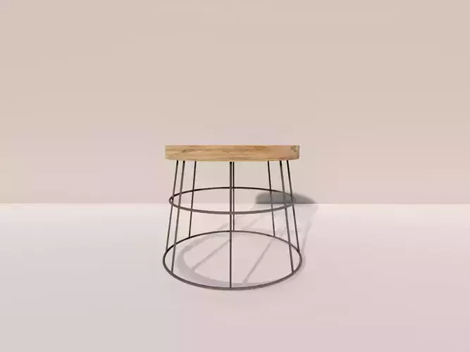 Wooden End Table