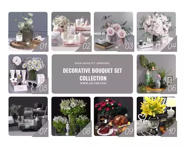 Top Ten Decorative Bouquet Set Collection