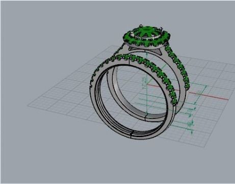 halo ring set 21 3D print model_3