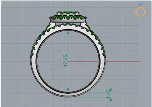 halo ring set 21 3D print model_2