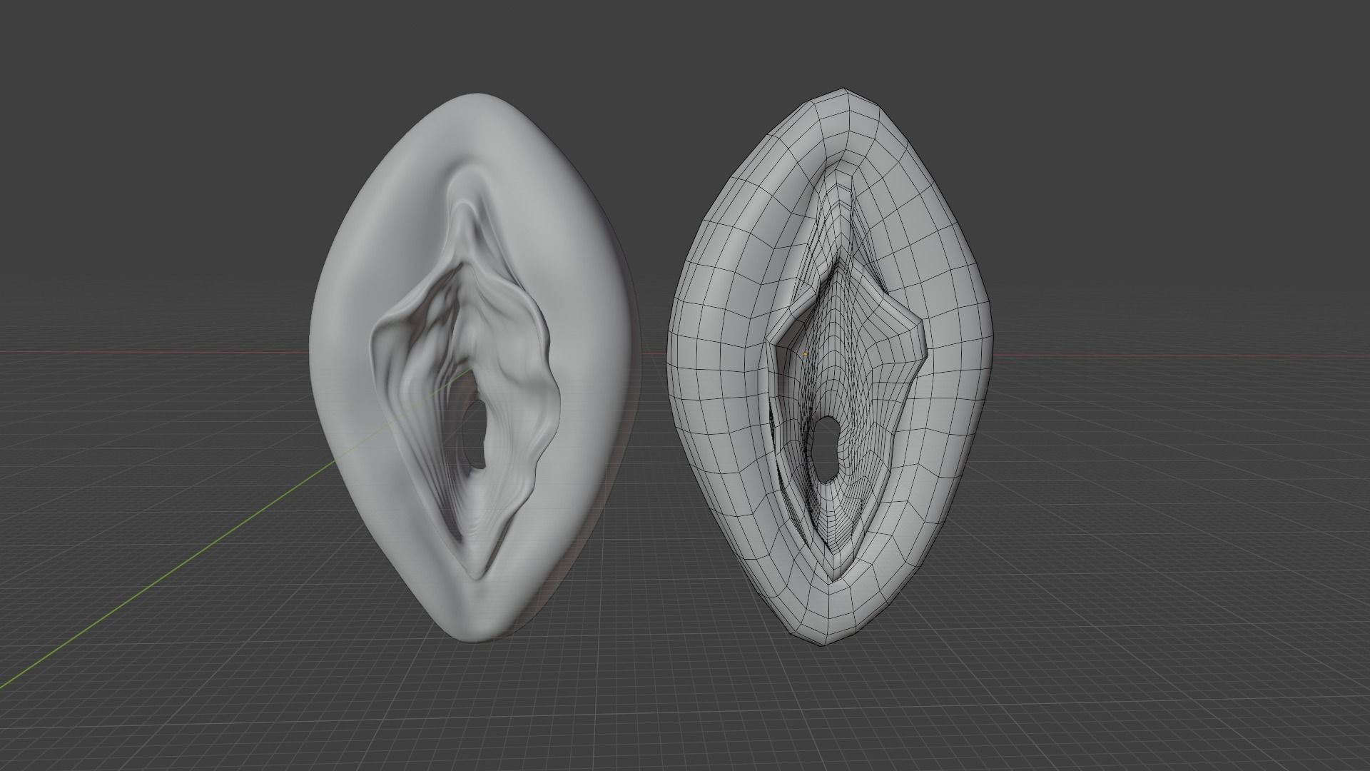 Anatomically correct vulva 3D model_2
