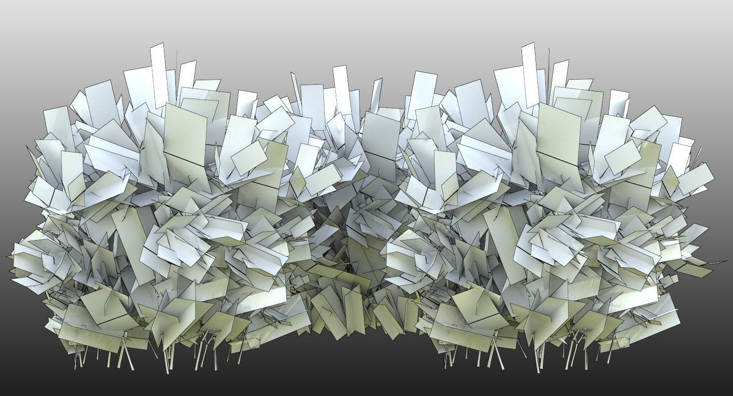 Lycium Shawii Shrubs Low-poly 3D model_5